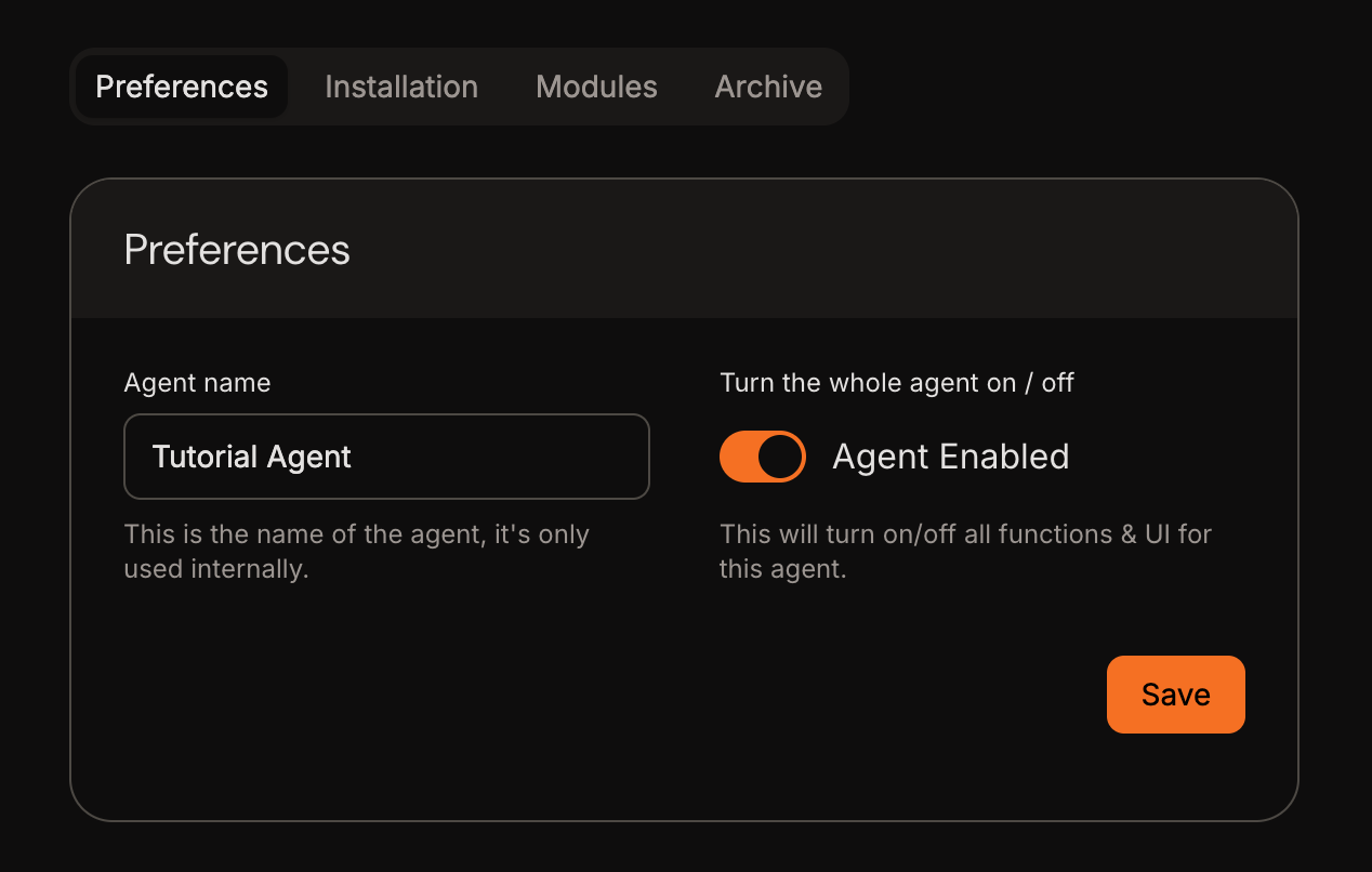 Agent ID